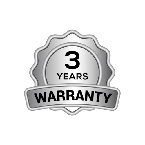3 Year Warranty